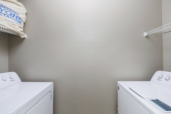 laundry room at Clear Creek Meadows Apartments