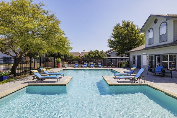 Luxurious poolside retreat at Clear Creek Meadows Apartments