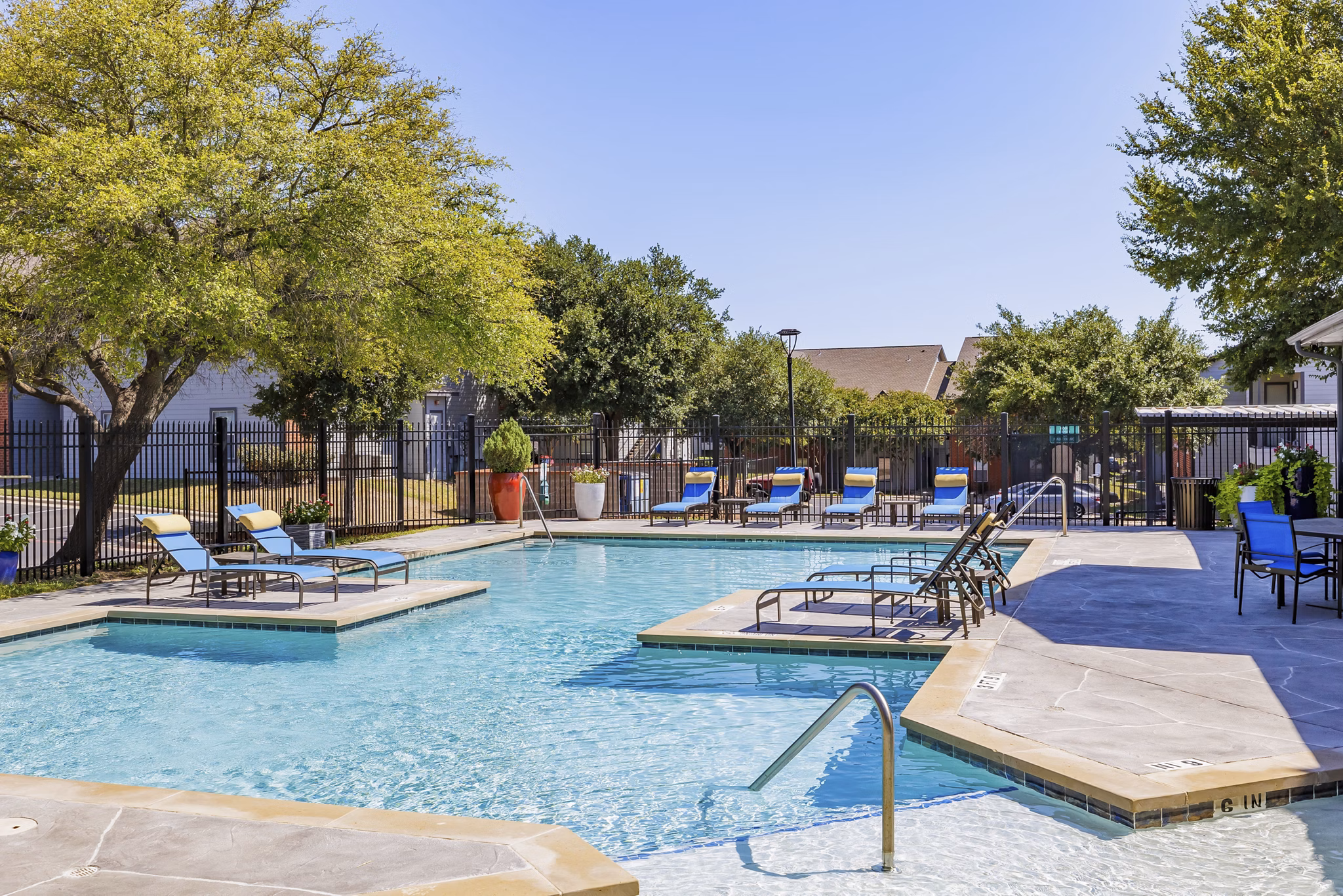 Inviting outdoor pool at Clear Creek Meadows Apartments