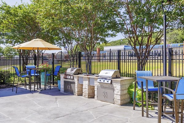 grill area at Clear Creek Meadows Apartments