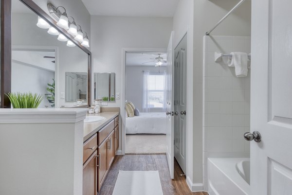 bathroom at South Bay Apartments 
