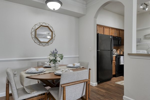 dining room at South Bay Apartments 