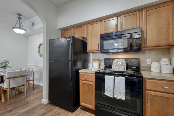 kitchen at South Bay Apartments 