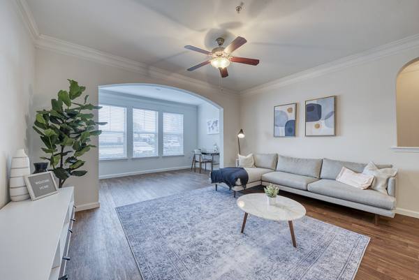 living room at South Bay Apartments