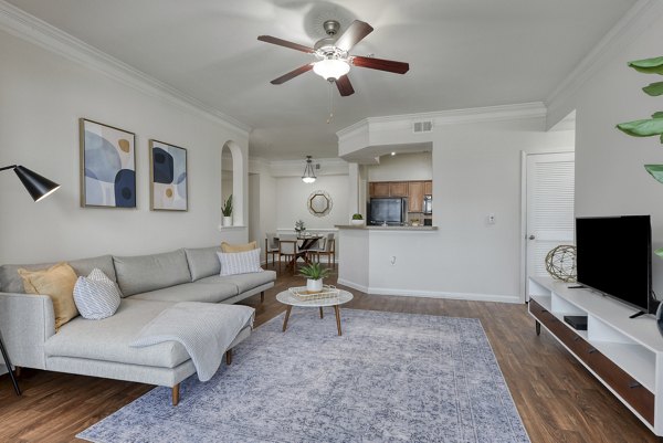 living room at South Bay Apartments 