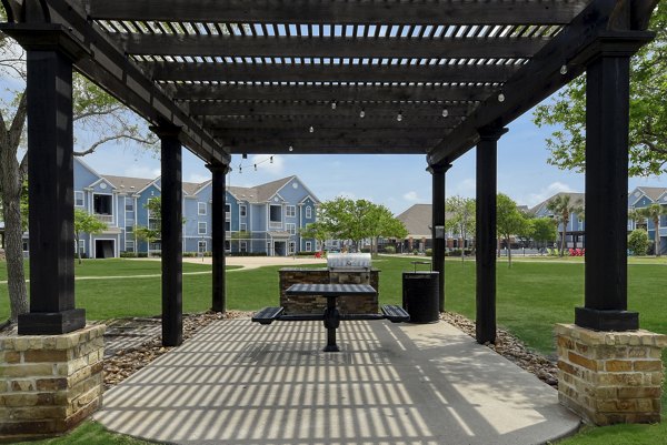 grill area at South Bay Apartments 