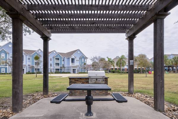 grill area at South Bay Apartments