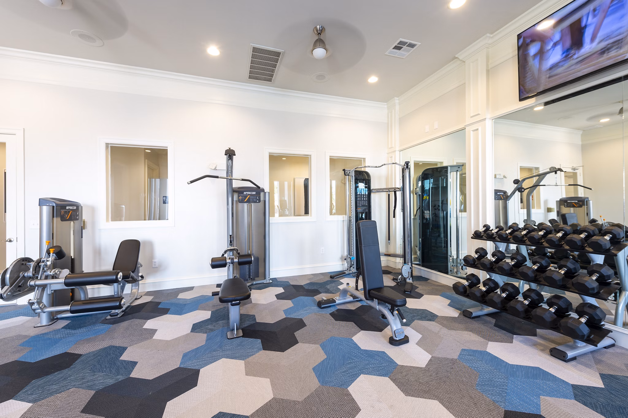 fitness center at Avana Sugar Land Apartments