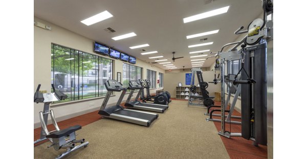 fitness center at West End Apartments