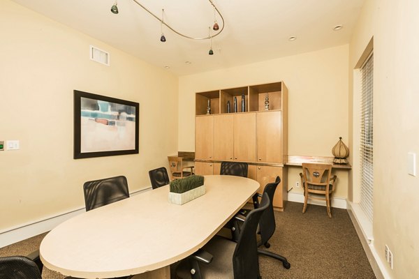 meeting facility at The Saulet Apartments