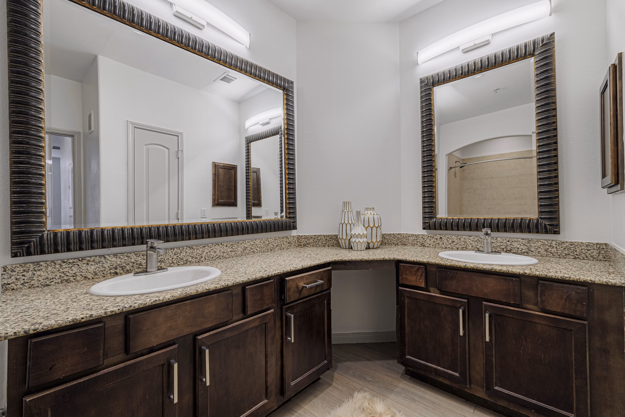 bathroom at Auxo at Memorial Apartments
