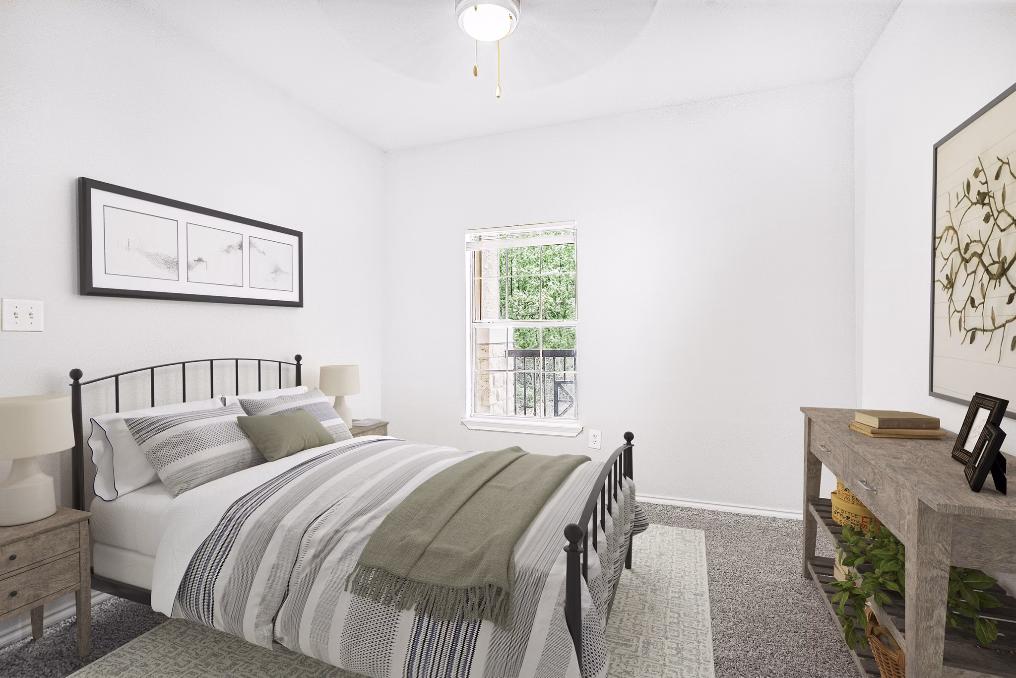 bedroom at Terrazzo Apartments