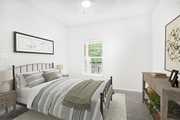 bedroom at Terrazzo Apartments