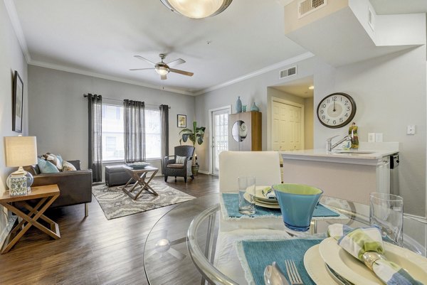 dining room at Terrazzo Apartments