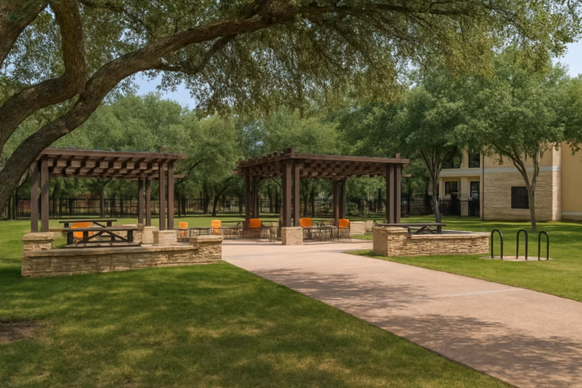 patio at Terrazzo Apartments