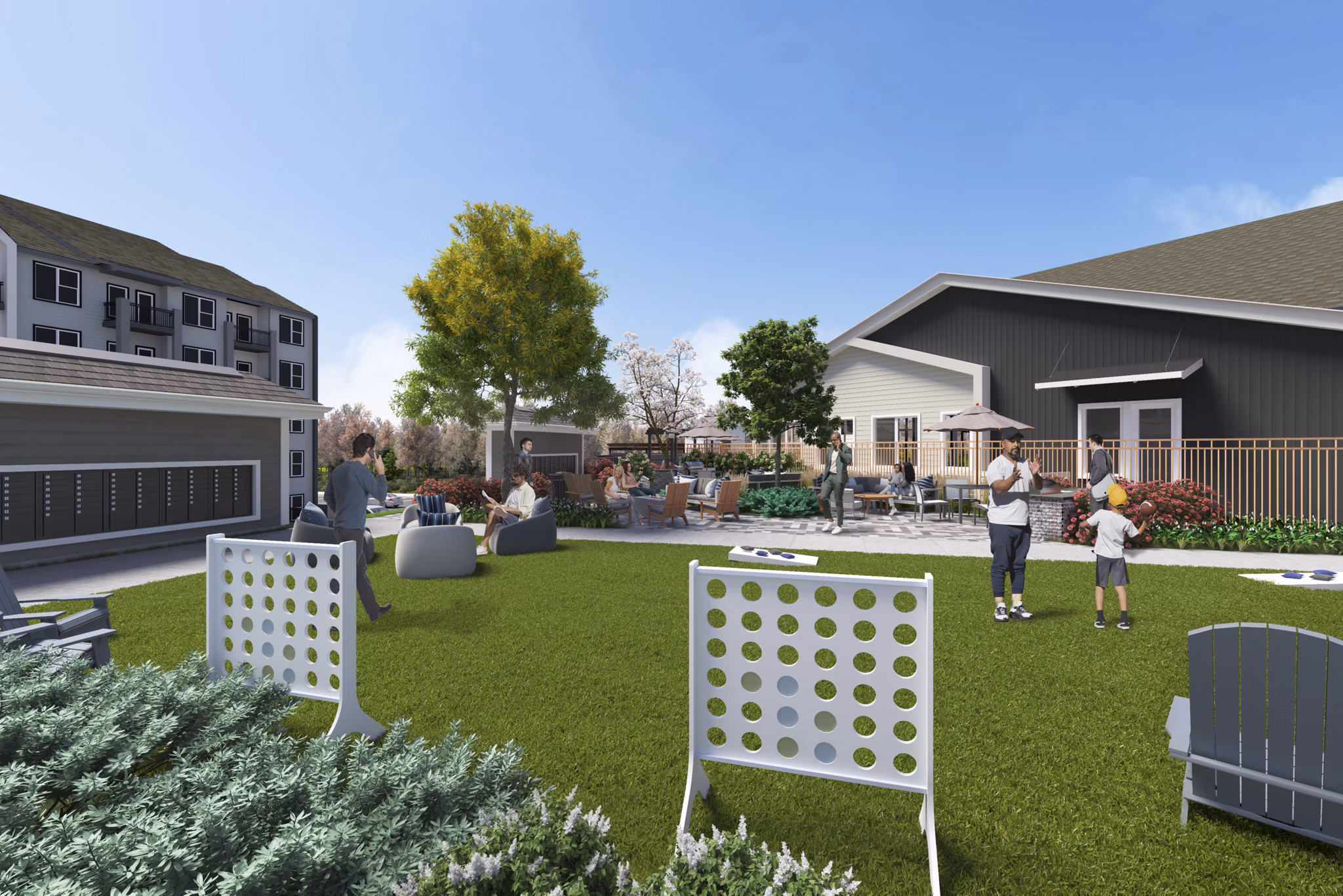 rendering at The Arrowood Apartments