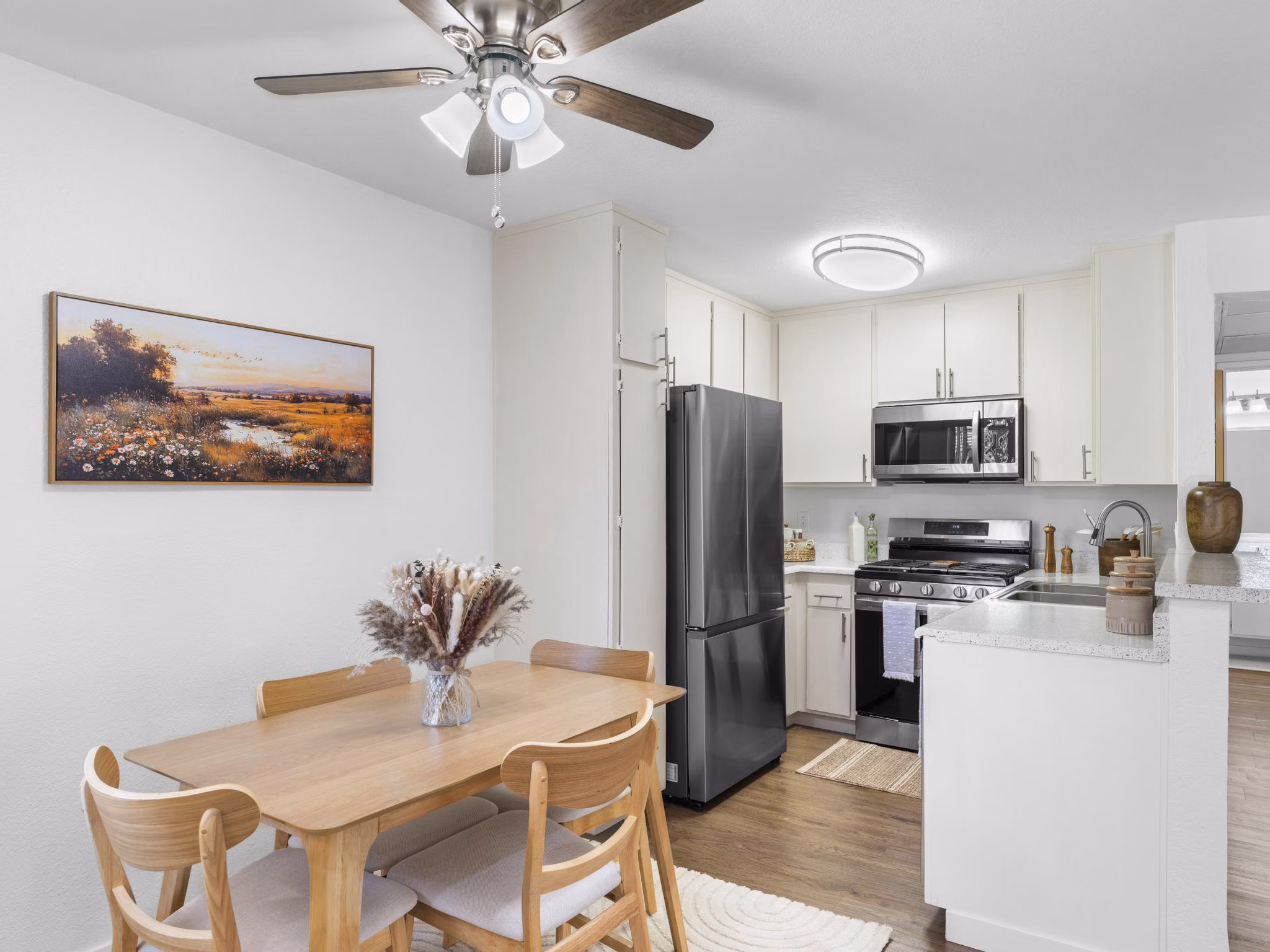 Kitchen at Diamond Park Apartments