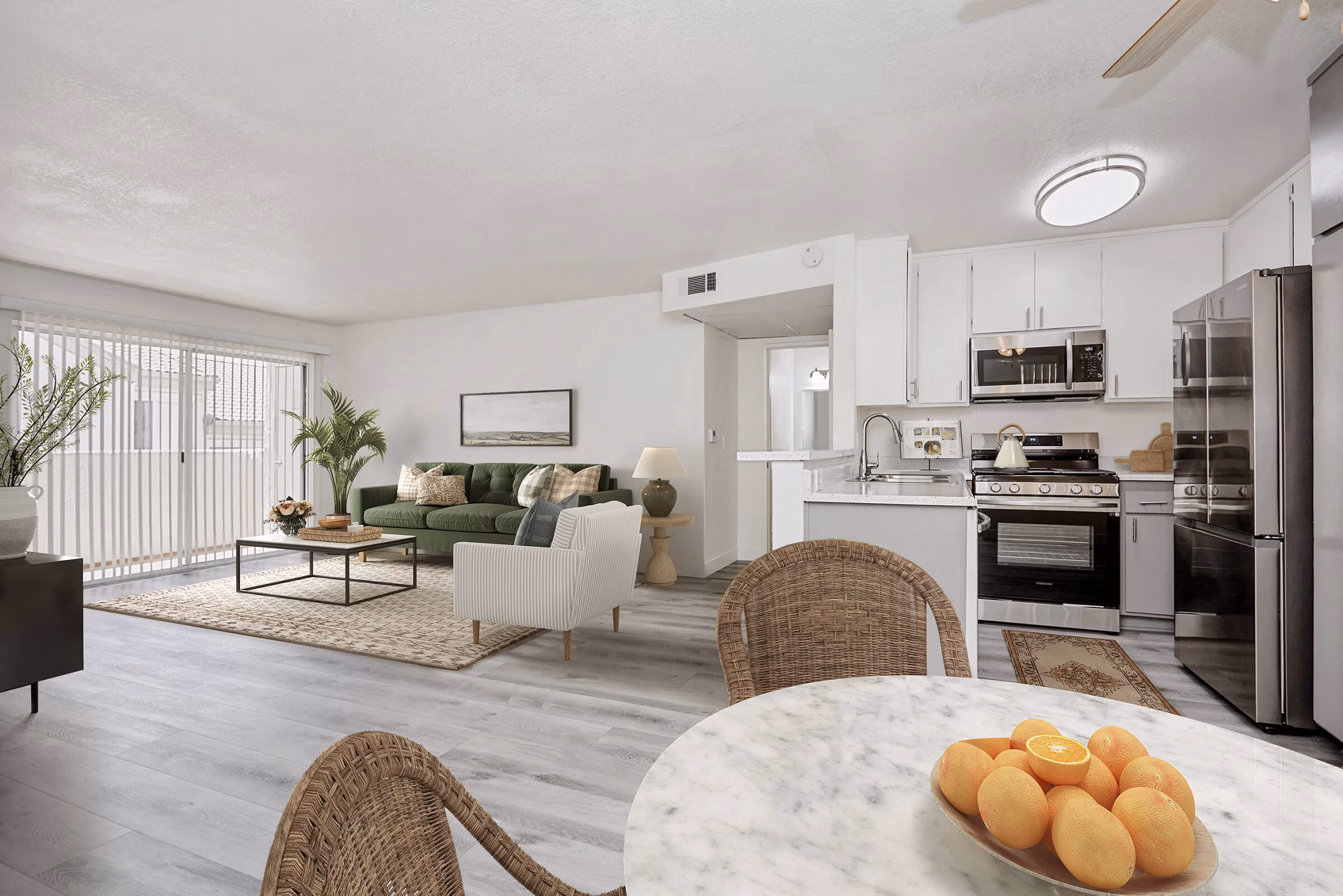 Kitchen at Diamond Park Apartments