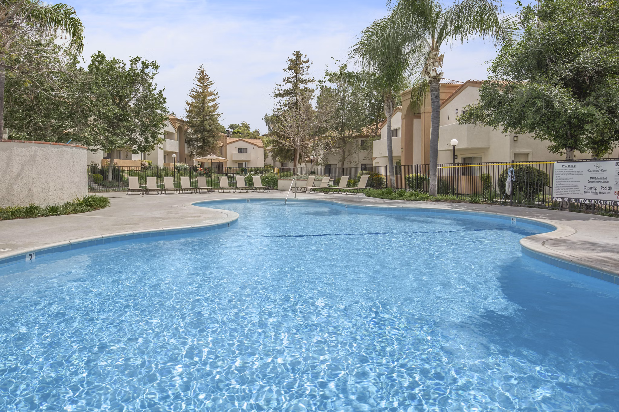 Pool at Diamond Park Apartments