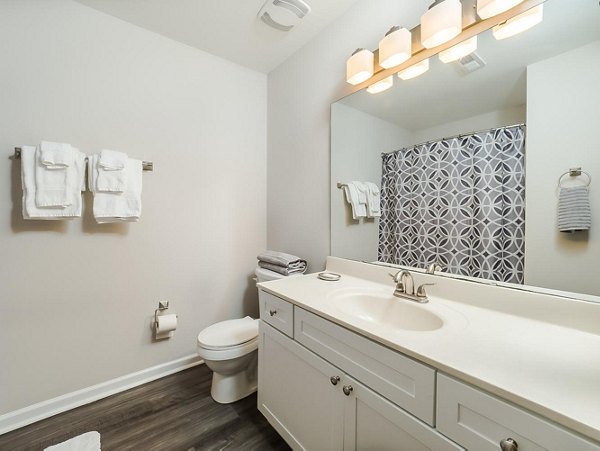 bathroom at Patriots Pointe Apartments