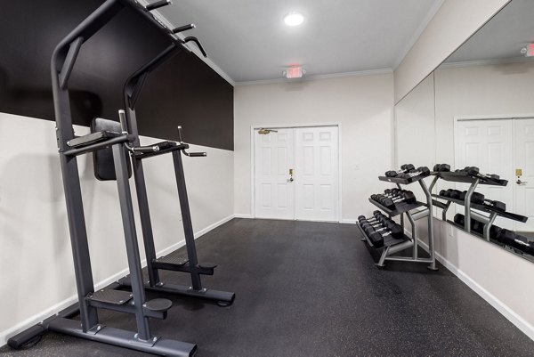 fitness center at Patriots Pointe Apartments