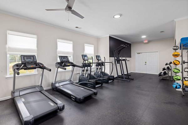 fitness center at Patriots Pointe Apartments