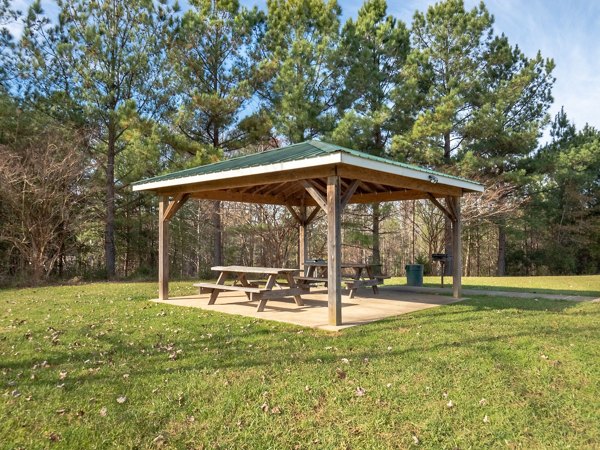 grill area at Patriots Pointe Apartments