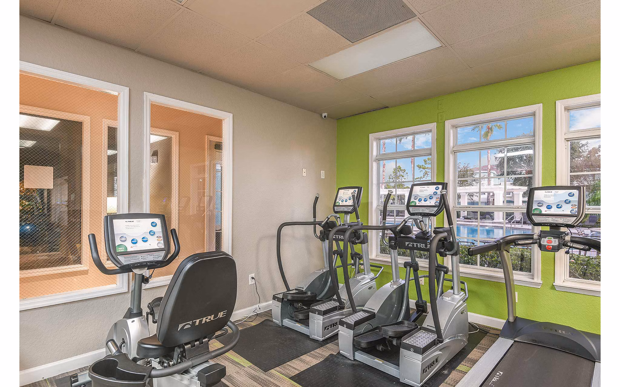 fitness center at Villas at Gateway Apartments