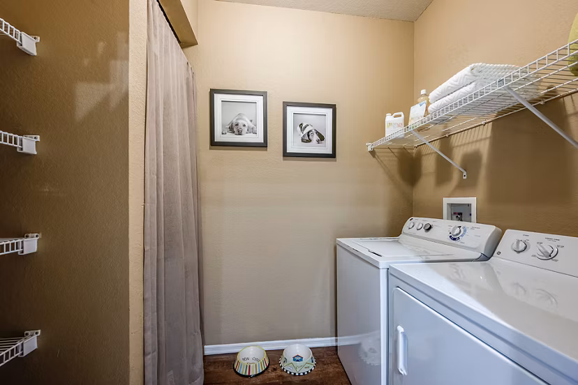 laundry room at Villas at Gateway Apartments