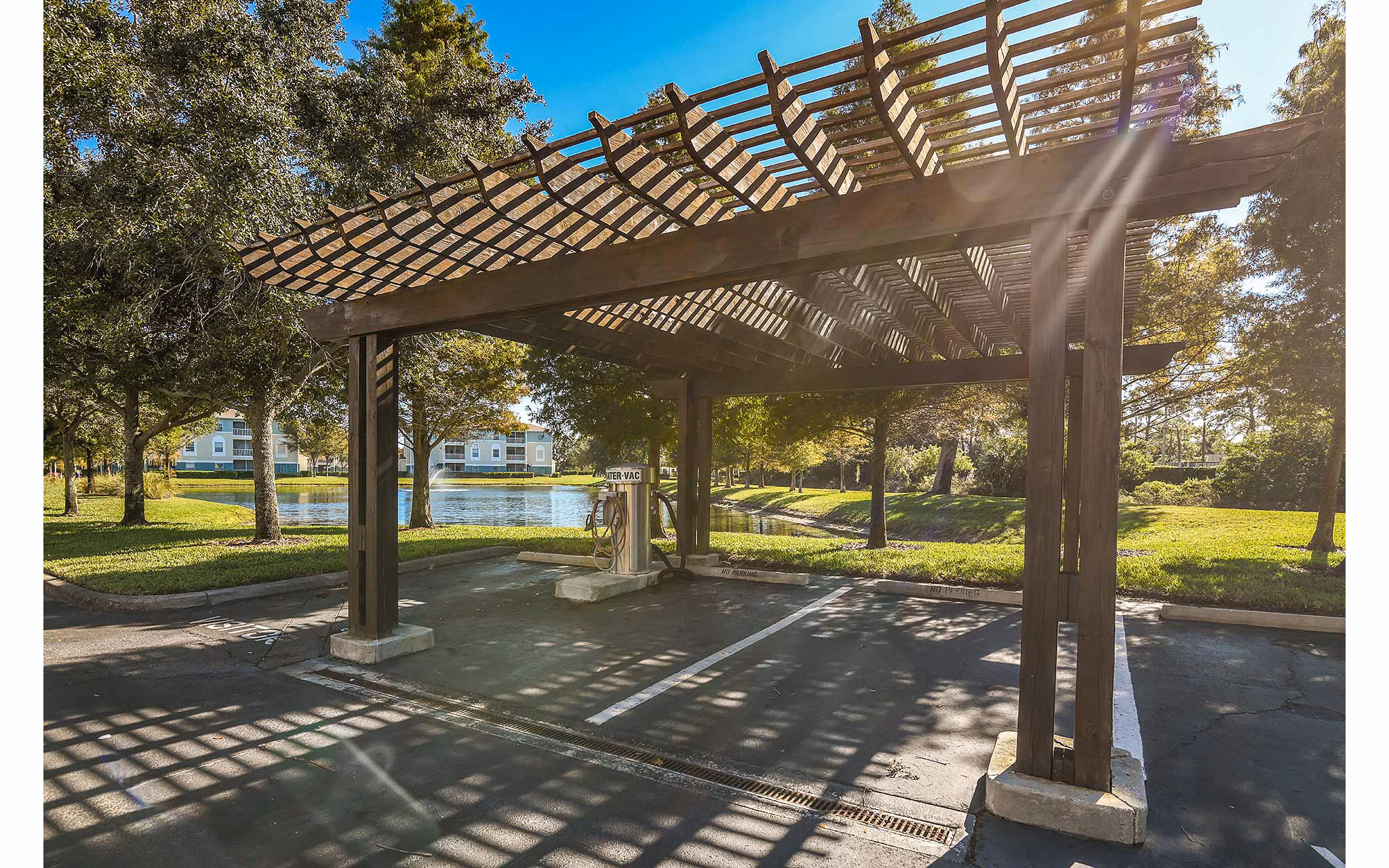 car charging station at Villas at Gateway Apartments