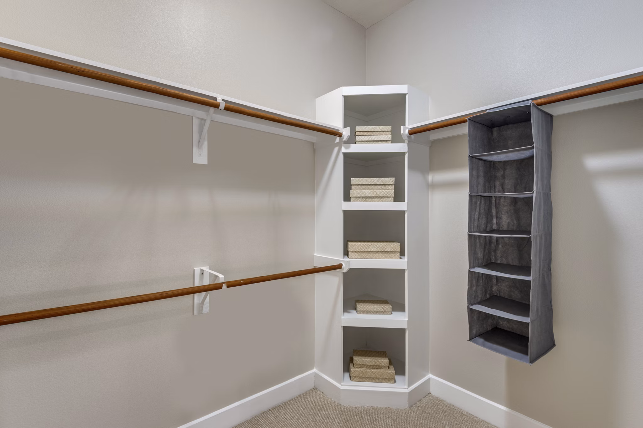 bedroom closet at Domain at City Centre Apartments