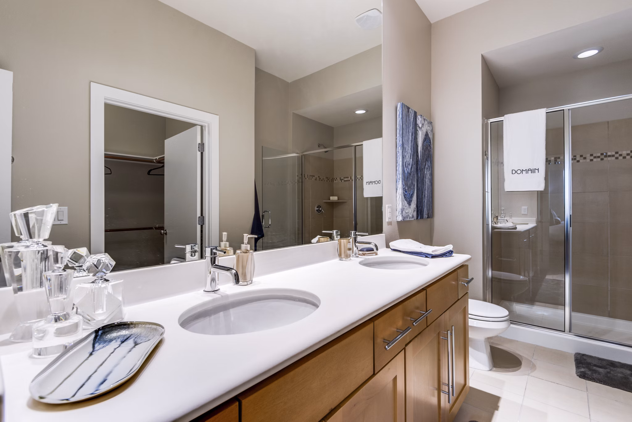 bathroom at Domain at City Centre Apartments