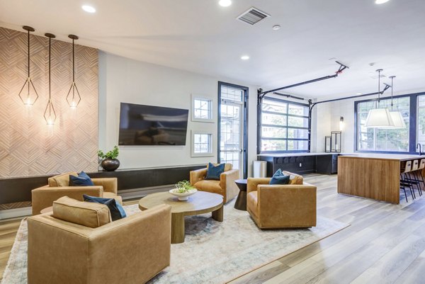 Modern clubhouse with cozy seating areas at Waterford Lone Tree Apartments
