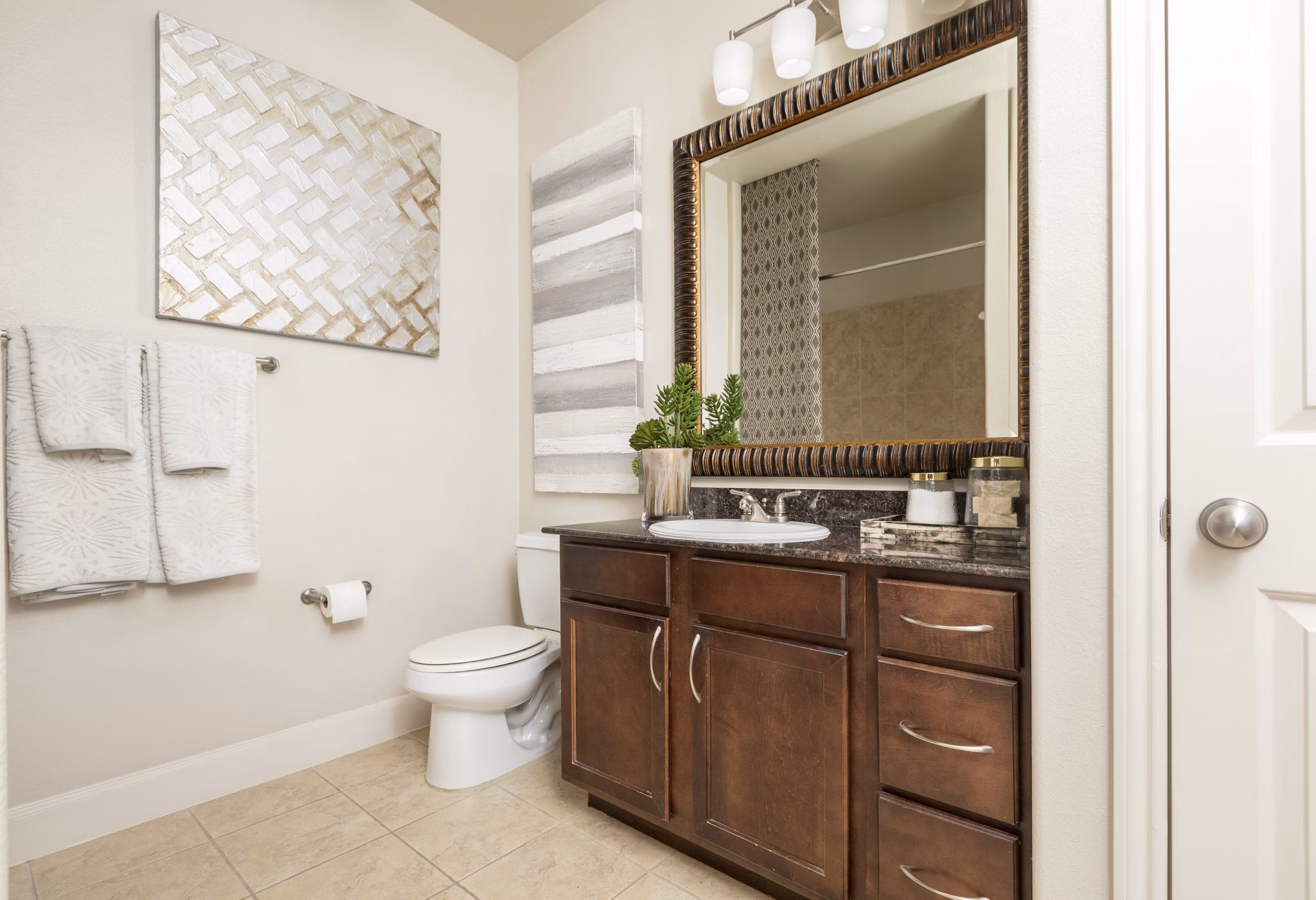 bathroom at The Westheimer Apartments