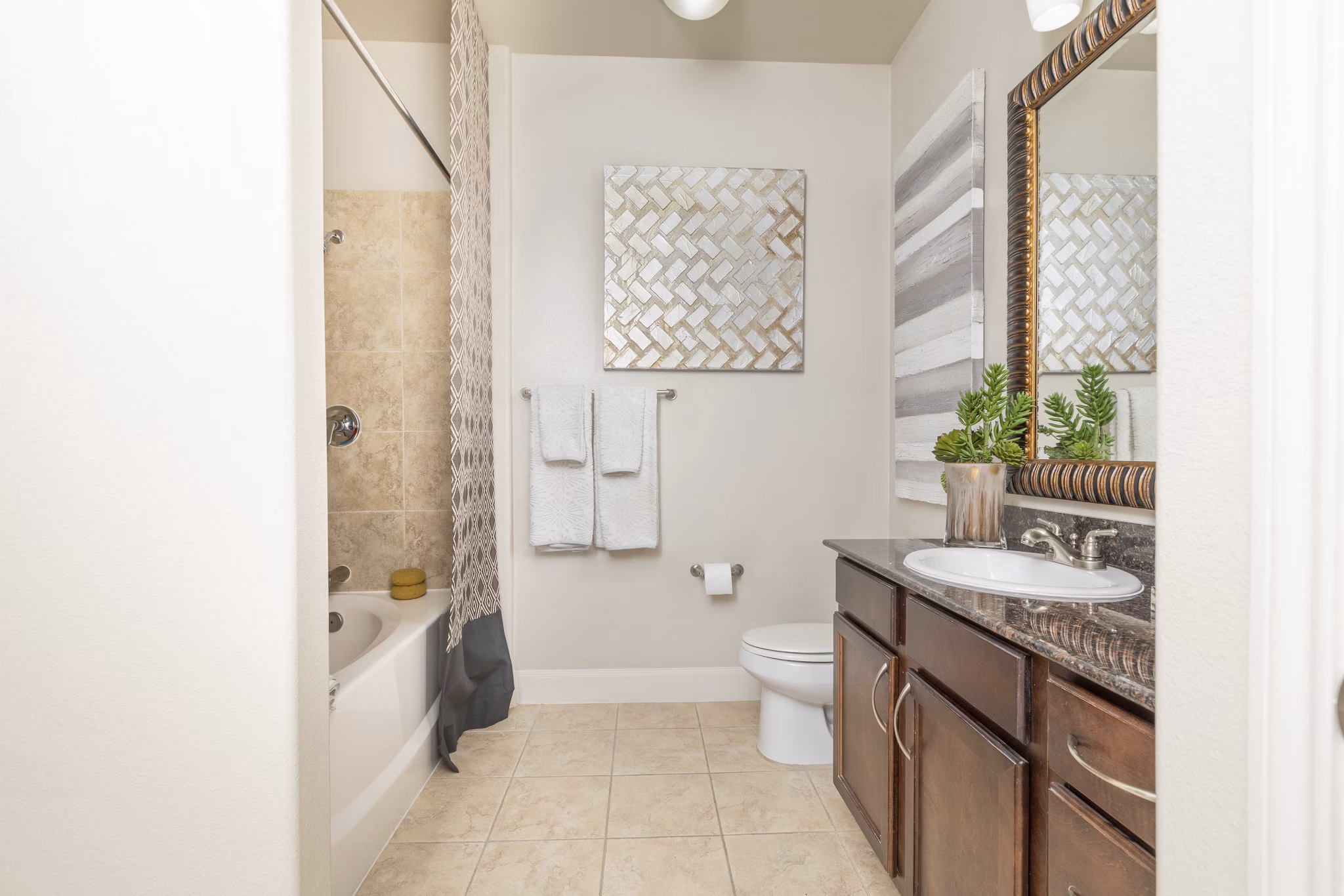 bathroom at The Westheimer Apartments