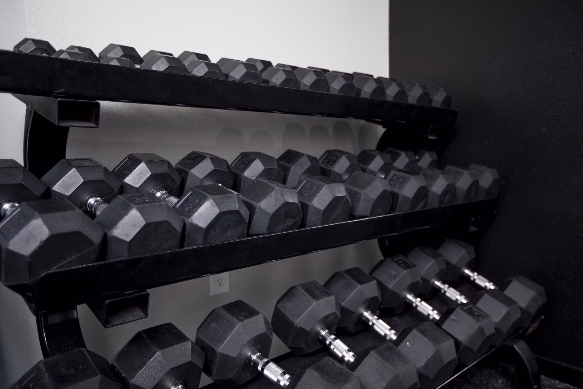 fitness center at The Westheimer Apartments