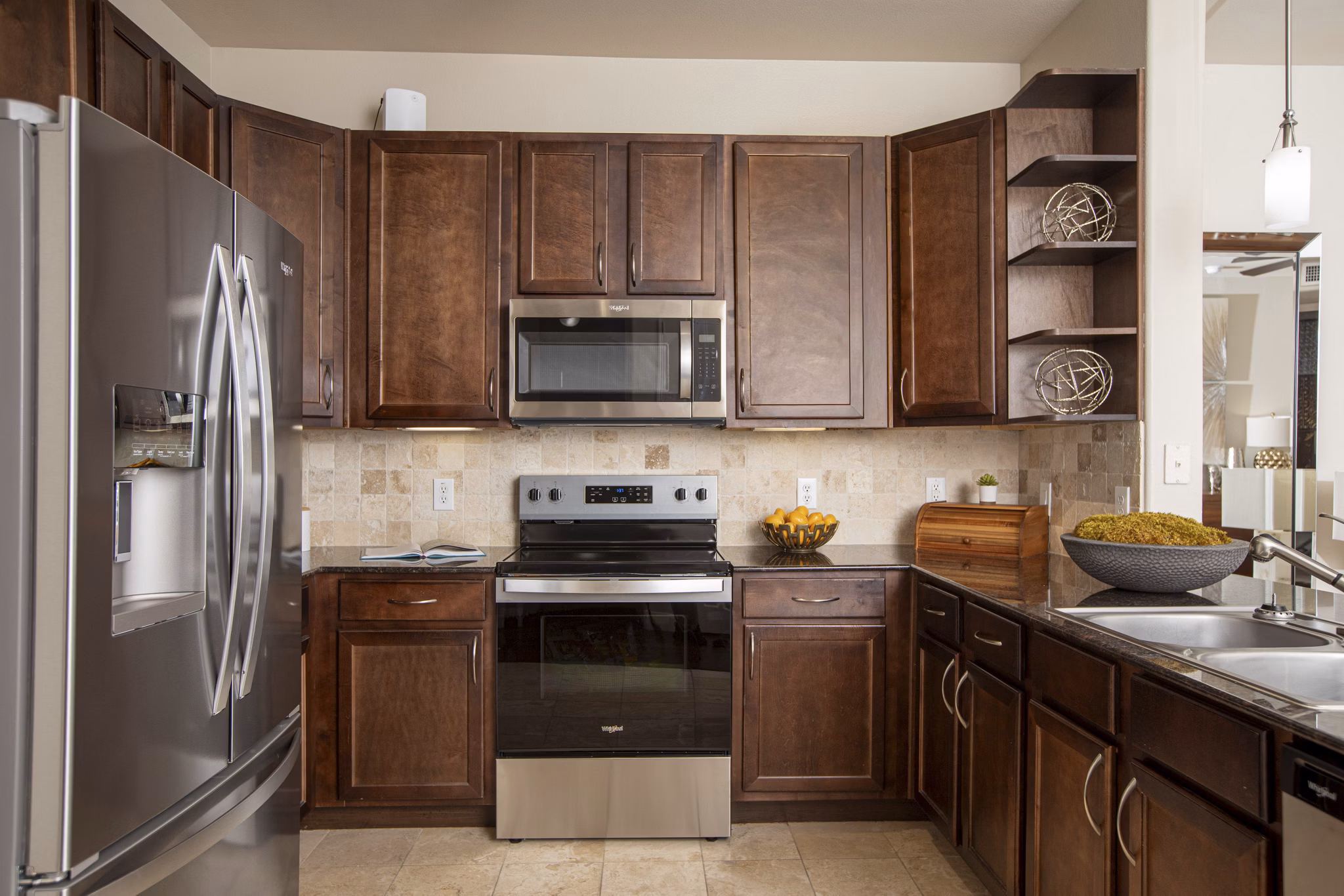 kitchen at The Westheimer Apartments