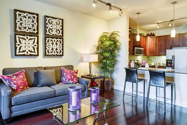 living room at The Westheimer Apartments