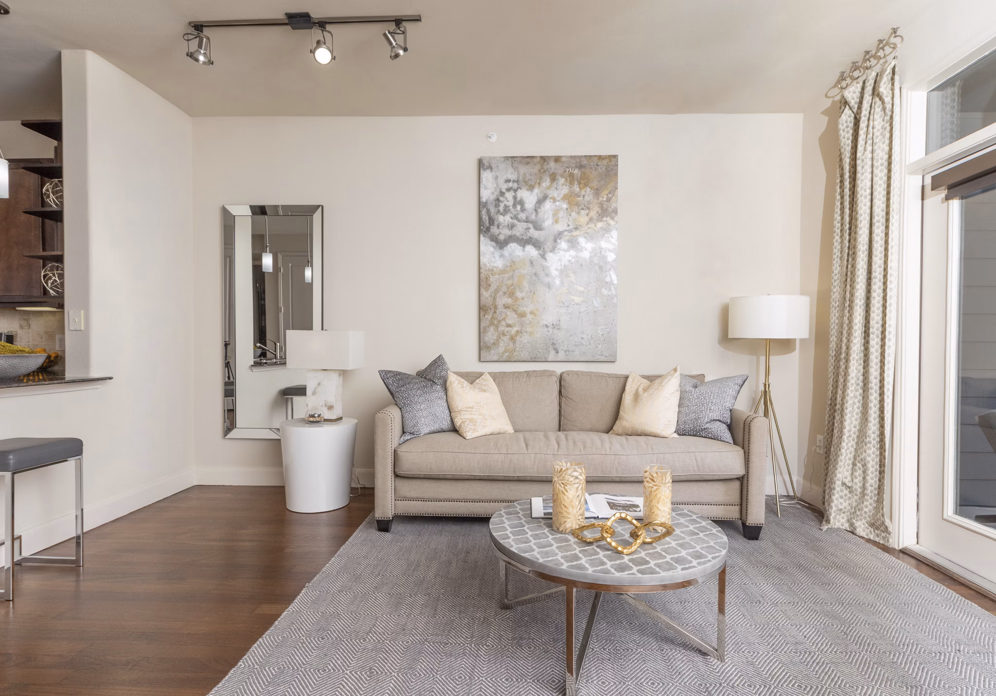 living room at The Westheimer Apartments