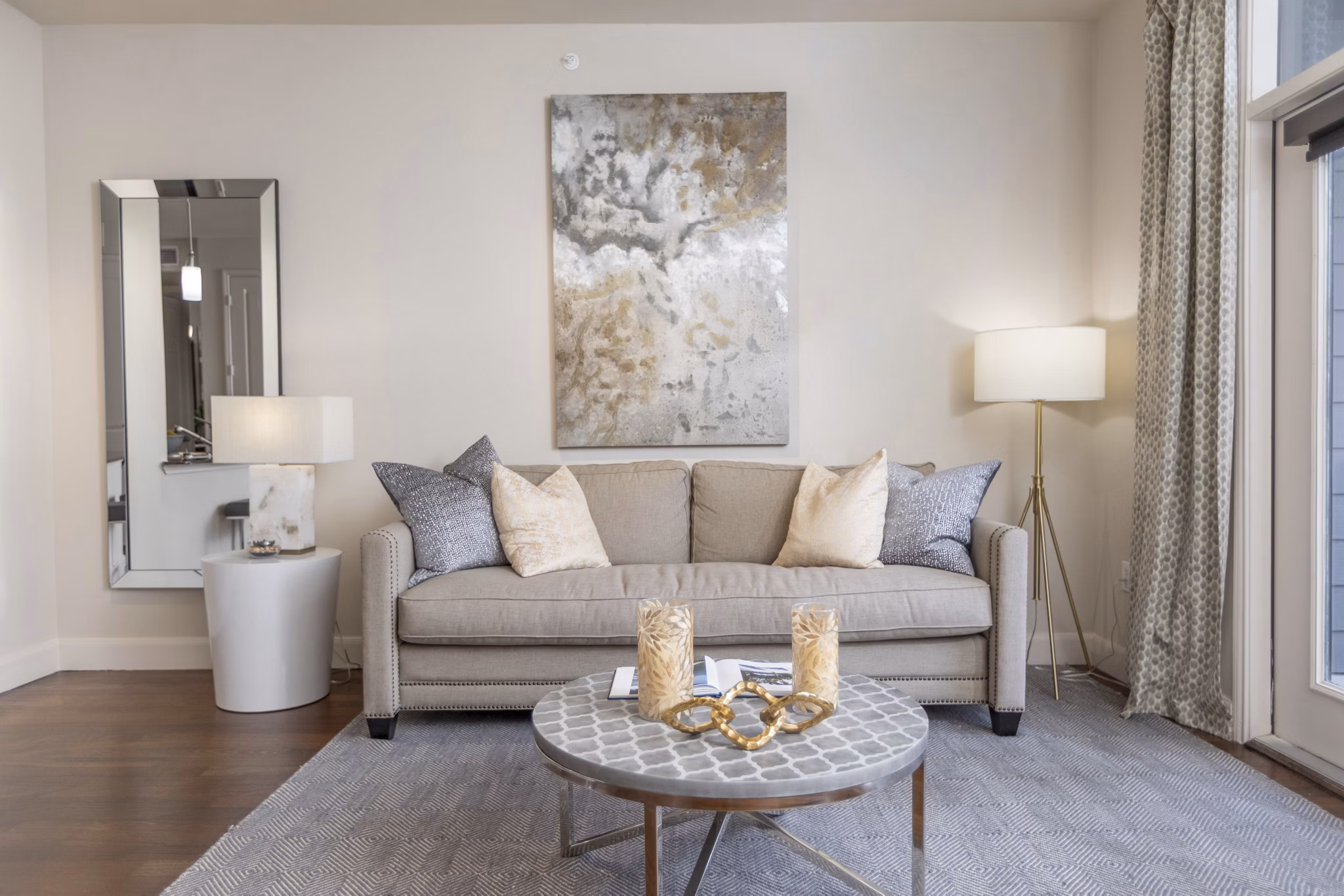 living room at The Westheimer Apartments