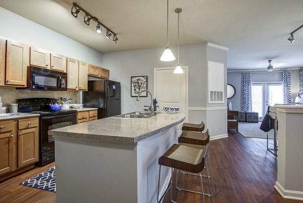 kitchen at Garrett West Apartments