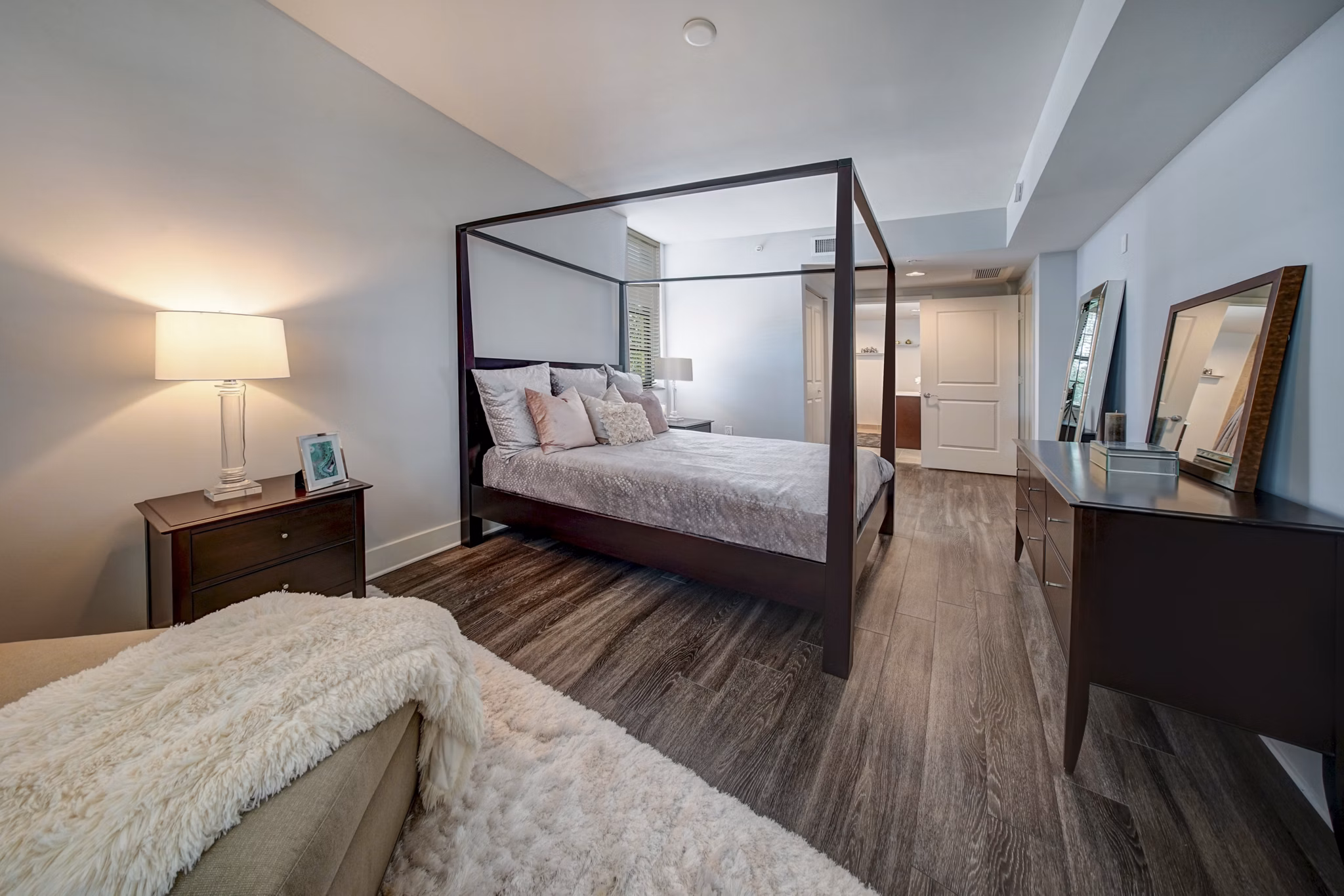 bedroom at Worthing Place Apartments 
