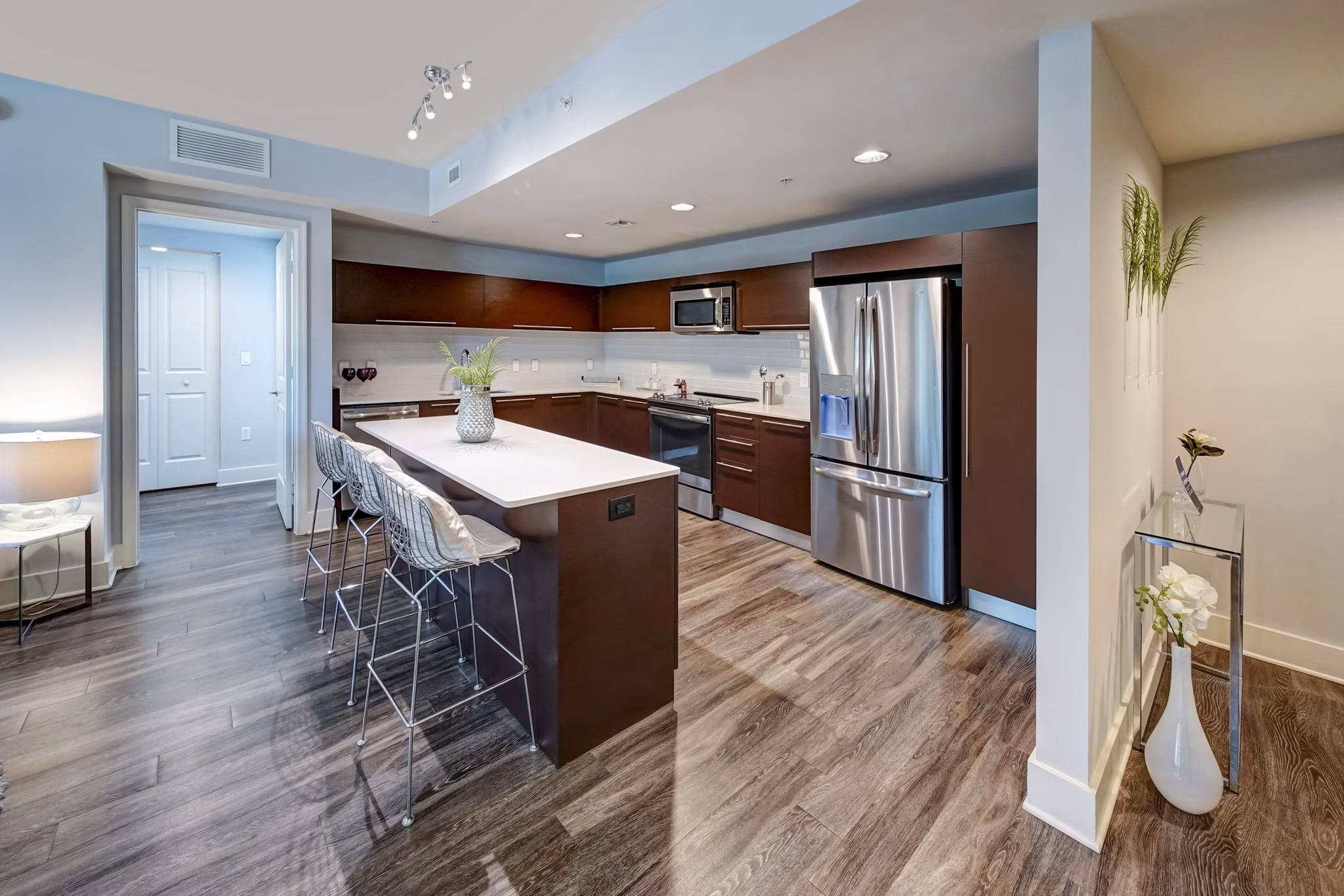 kitchen at Worthing Place Apartments 