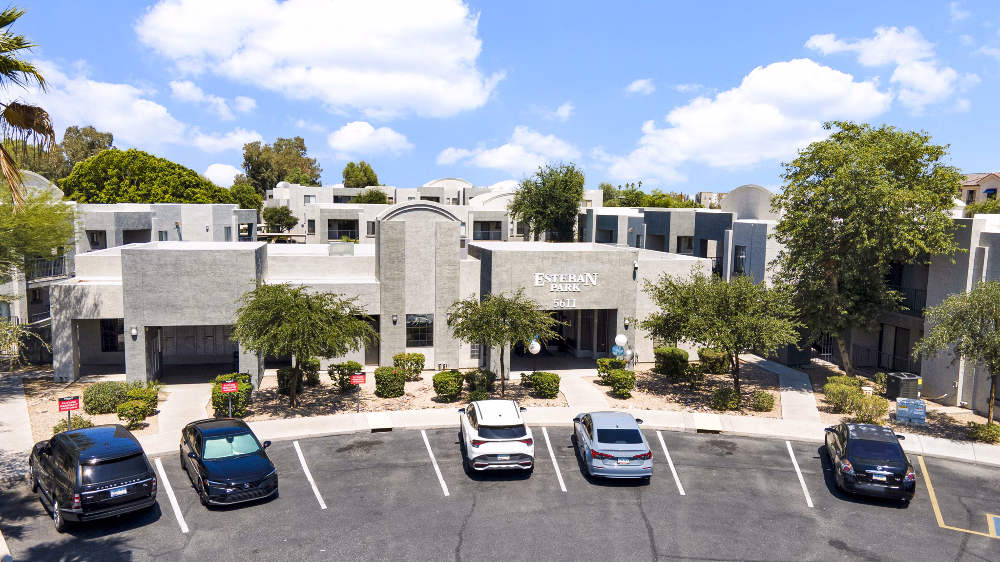 building at Esteban Park Apartments