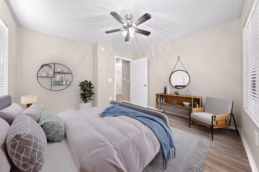 bedroom at Esteban Park Apartments