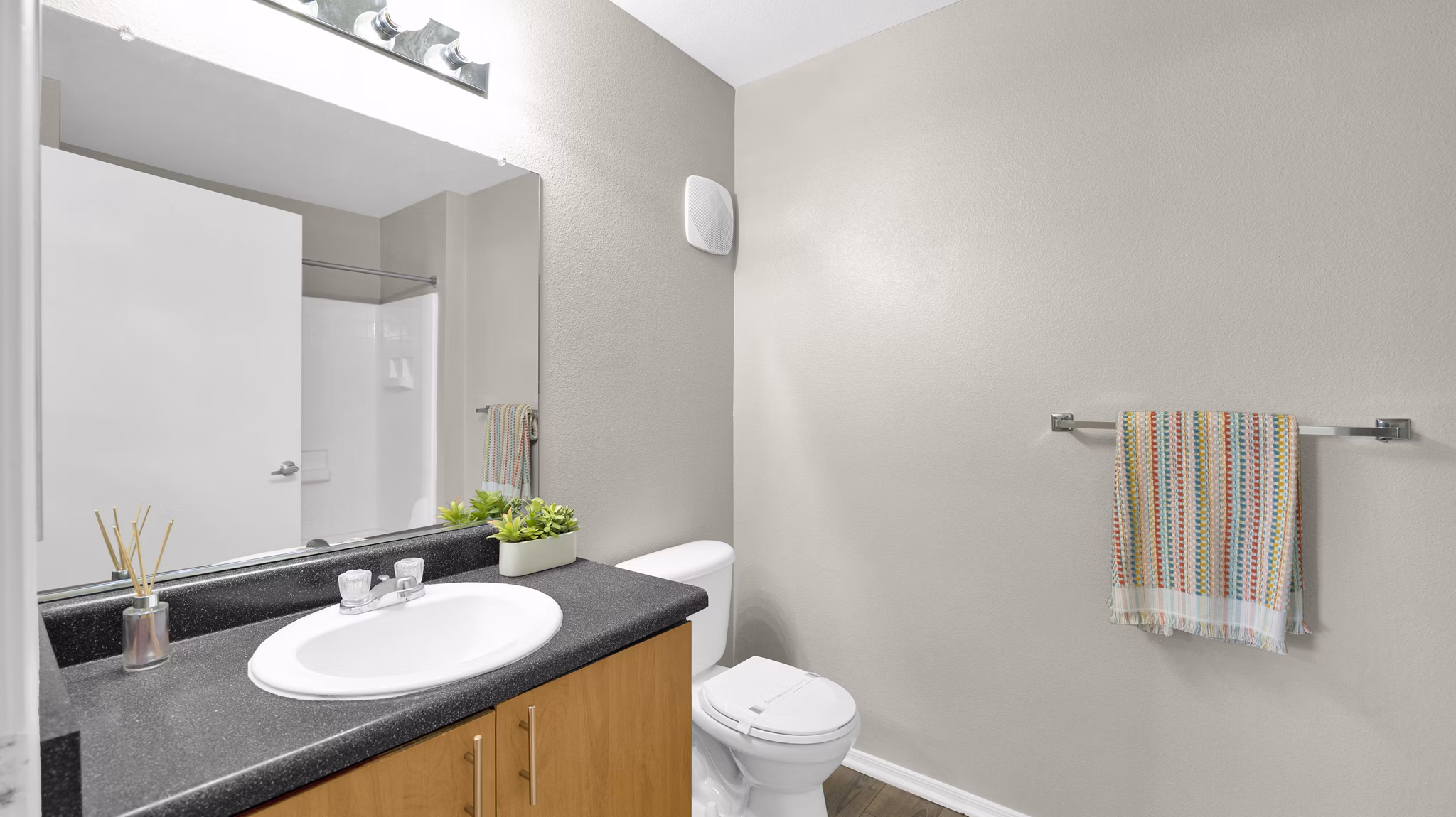 bathroom at Esteban Park Apartments