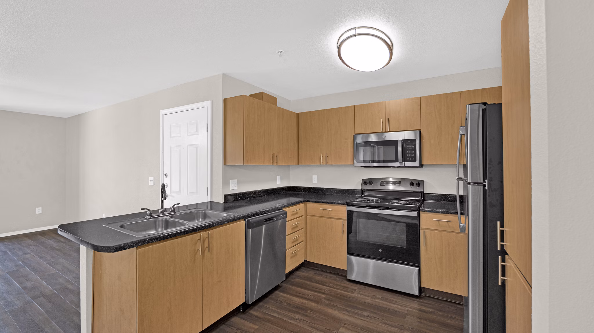 kitchen at Esteban Park Apartments