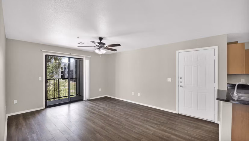 living room at Esteban Park Apartments