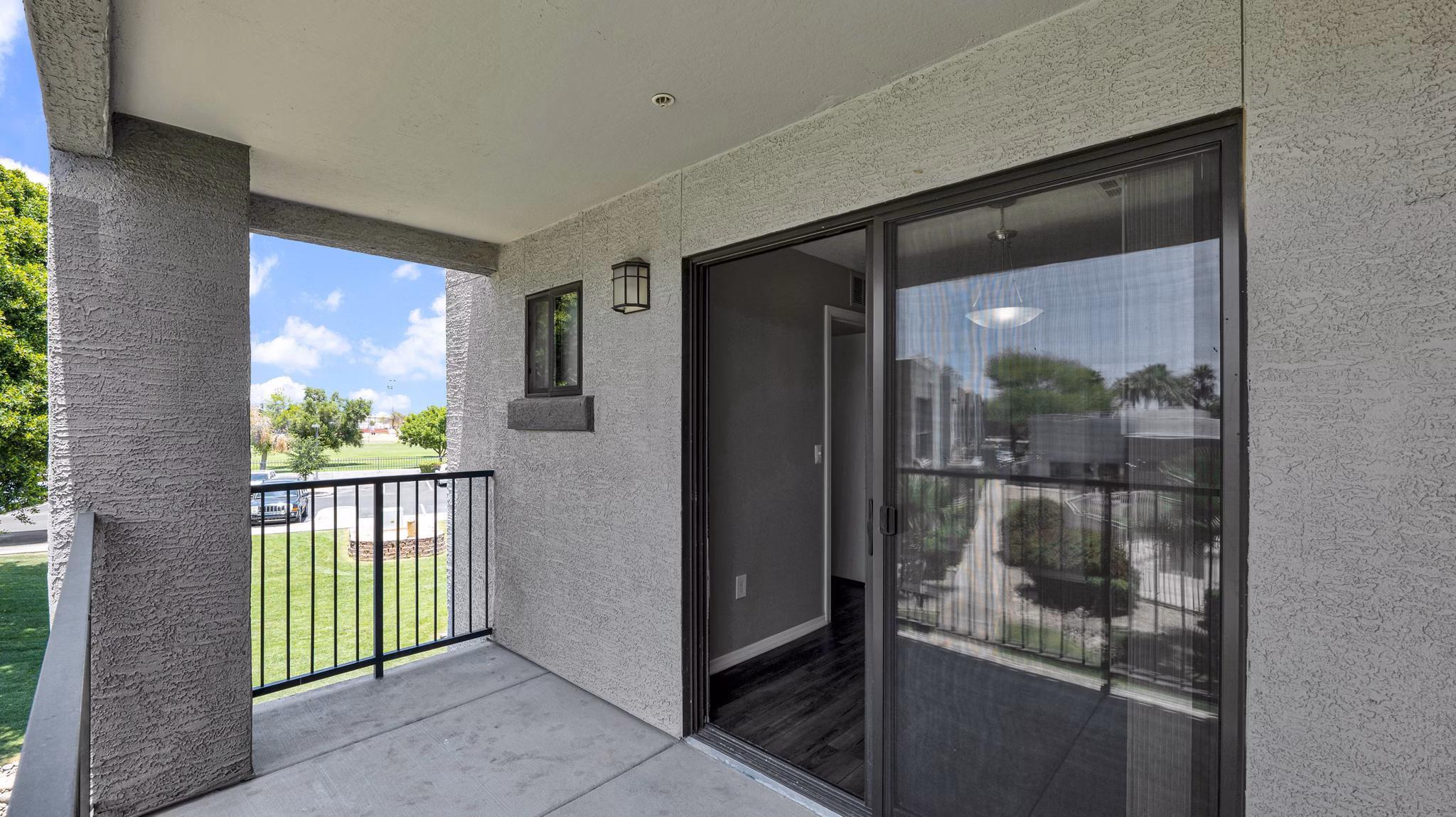 patio at Esteban Park Apartments