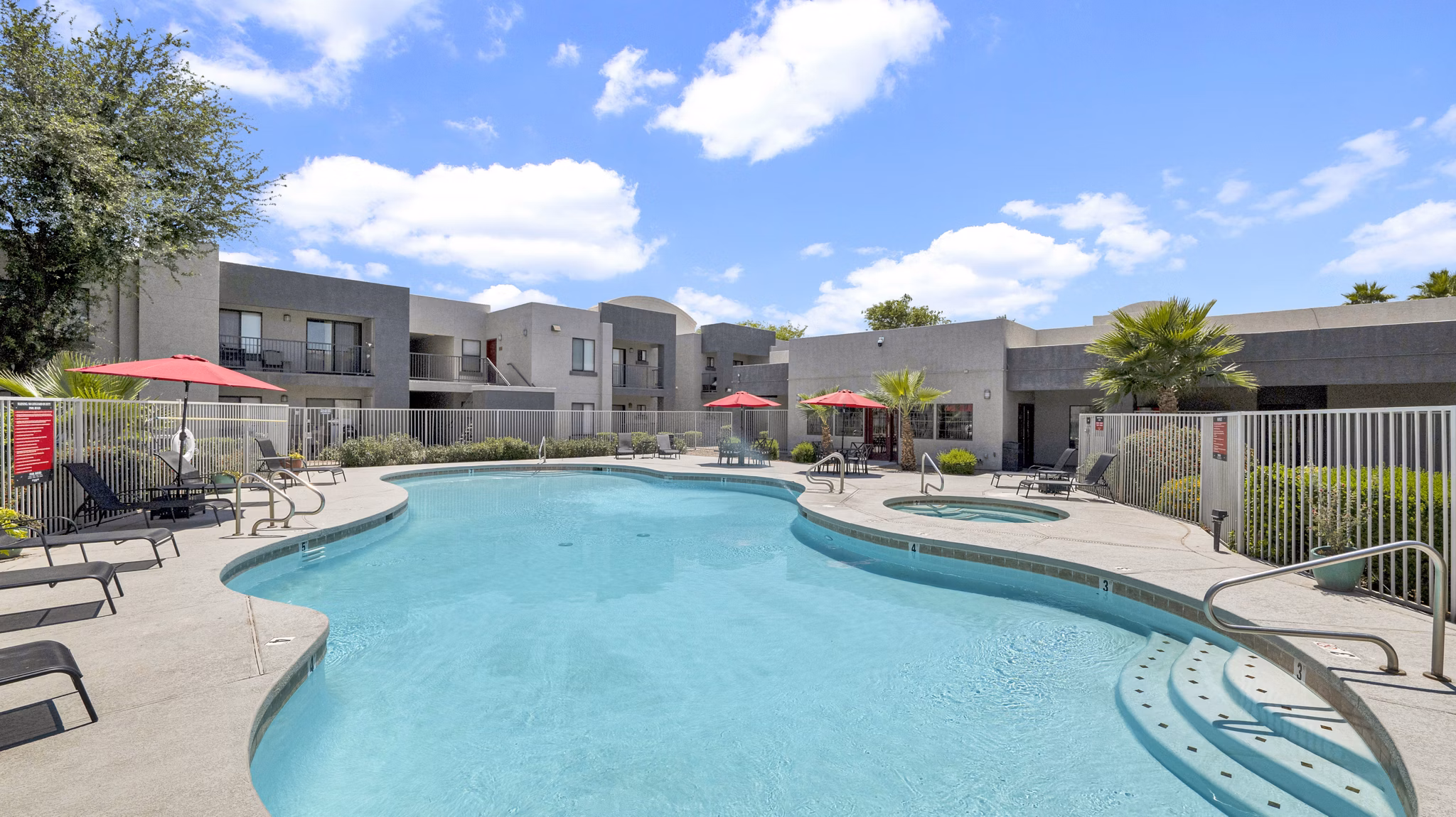 pool at Esteban Park Apartments